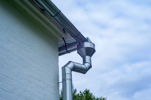 Metal Downspout Replacement in Concord
