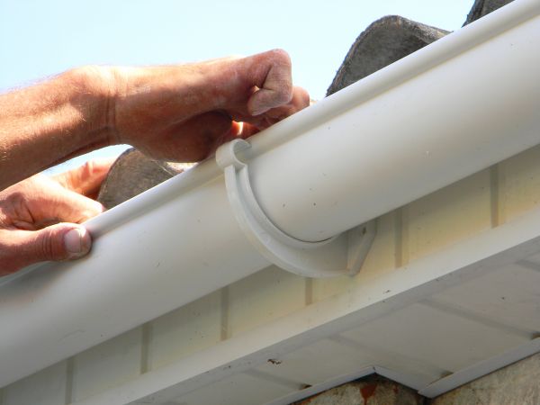 Plastic Gutter Repair in Concord